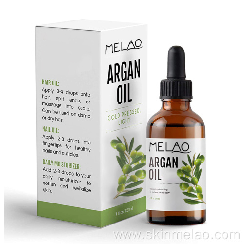 100% Natural Pure Argan Oil For Hair Treatment